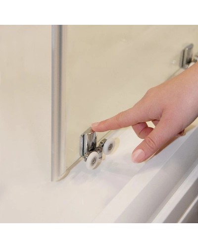 Душевой уголок 100х100 см Ravak Blix Slim BLSRV2K + BLSRV2K X1XMA0C00Z1 + X1XMA0C00Z1 прозрачное