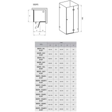 Душевой уголок 100х100 см Ravak Brilliant BSDPS + B SET R 0UPA0A00Z1 + D01000A077 прозрачное