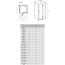 Душевой уголок 110х80 см Ravak Brilliant BSDPS + B SET R 0UPD4A00Z1 + D01000A079 прозрачное