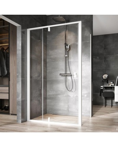 Душевой уголок 120х80 см Ravak Nexty NDOP2 + NPSS 03OG0101Z1 + 90O40100Z1 прозрачное