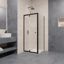 Душевой уголок 77-90х80 см RGW PA-32B (PA-02B+Z-050-1B) Passage 04083288-014 прозрачное