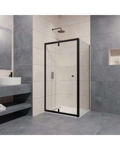 Душевой уголок 78,5-91,5х90 см RGW PA-44B (PA-02B+Z-050-1B) Passage 04084489-014 прозрачное