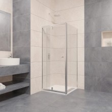 Душевой уголок 118,5-131,5х80 см RGW PA-44 (PA-02+Z-050-1) Passage 04084418-011 прозрачное