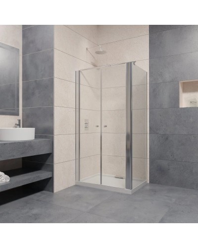 Душевой уголок 80х100 см RGW PA-47 (PA-04+Z-050-1+держатель) Passage 04084780-011 прозрачное