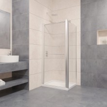 Душевой уголок 80х80 см RGW PA-48 (PA-03+Z-050-1+держатель) Passage 04084888-011 прозрачное