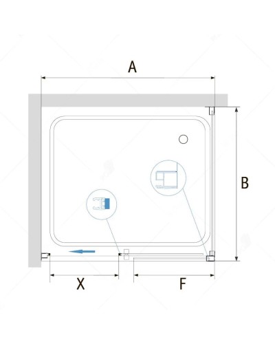 Душевой уголок 140х90 см RGW PA-76 (PA-016+Z-050-2) Passage 35087694-11 прозрачное