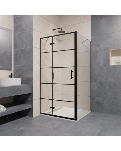 Душевой уголок 144х80 см RGW PA-77-B L (PA-07B+Z-050-2B+держатель) Passage 41087748-084L прозрачное