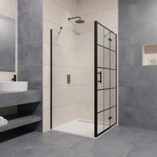 Душевой уголок 144х100 см RGW PA-77-B R (PA-07B+Z-050-2B+держатель) Passage 41087740-084R прозрачное