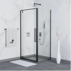 Душевой уголок 90,5х100 см RGW SV-43B (SV-02B+Z-050-3B) Stilvoll 06324390-014 прозрачное
