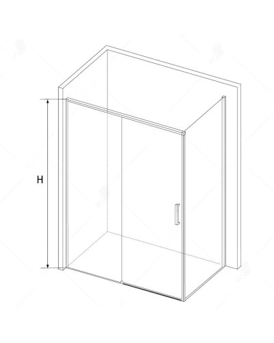 Душевой уголок 150х90 см RGW SV-45 (SV-13+Z-050-2) Stilvoll 06324559-011 прозрачное
