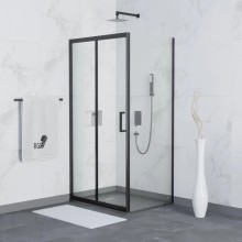 Душевой уголок 150х80 см RGW SV-45B (SV-13B+Z-050-2B) Stilvoll 06324558-014 прозрачное