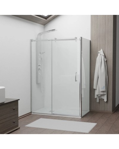 Душевой уголок 133,5х90 см RGW TO-44 (TO-14+Z-04) Tornado 02074439-11 прозрачное