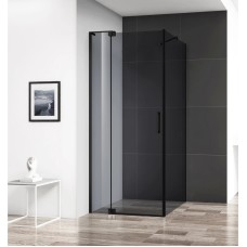 Душевой уголок 70-80х99,5 см Cezares SLIDER-AH-1-100-70/80-GRIGIO-NERO серое