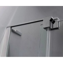 Душевой уголок 80-90х99,5 см Cezares SLIDER-AH-1-100-80/90-C-CR прозрачное