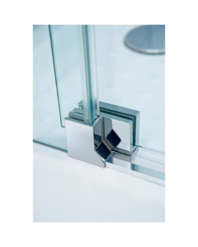 Душевой уголок 80-90х99,5 см Cezares SLIDER-AH-1-100-80/90-C-CR прозрачное