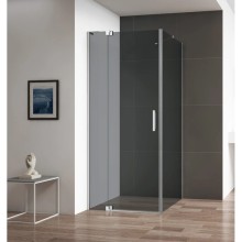 Душевой уголок 80-90х99,5 см см Cezares SLIDER-AH-1-100-80/90-GRIGIO-Cr серое