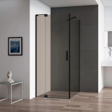 Душевой уголок 100-110х89,5 см Cezares SLIDER-AH-1-90-100/110-BR-NERO бронза