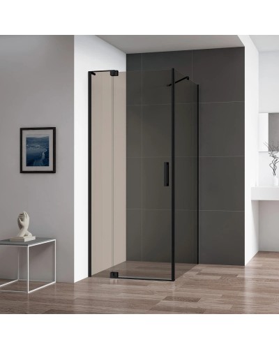 Душевой уголок 100-110х89,5 см Cezares SLIDER-AH-1-90-100/110-BR-NERO бронза