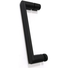 Душевой уголок 80х80 см Abber Schwarzer Diamant AG02080B прозрачное