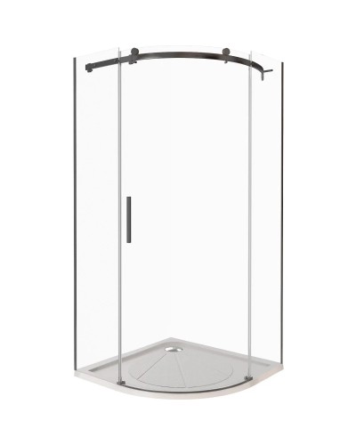 Душевой уголок 100х100 см Good Door Galaxy R-100-C-B прозрачное