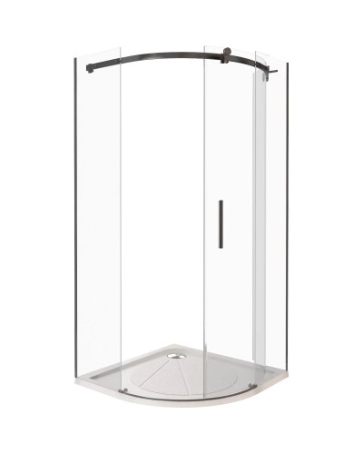 Душевой уголок 100х100 см Good Door Galaxy R-100-C-B прозрачное