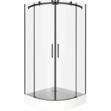 Душевой уголок 100х100 см Good Door Galaxy R-TD-100-C-B прозрачное