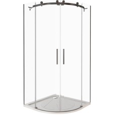Душевой уголок 100х100 см Good Door Galaxy R-TD-100-C-B прозрачное