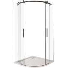 Душевой уголок 100х100 см Good Door Galaxy R-TD-100-C-B прозрачное