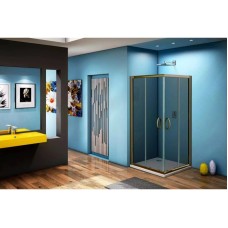 Душевой уголок 100х100 см Good Door Jazz CR-100-B-BR тонированное