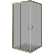 Душевой уголок 100х100 см Good Door Jazz CR-100-B-BR тонированное