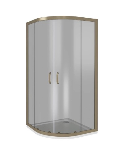 Душевой уголок 90х90 см Good Door Jazz R-90-B-BR тонированное