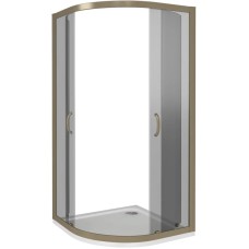 Душевой уголок 100х100 см Good Door Jazz R-100-B-BR тонированное