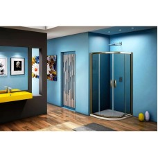 Душевой уголок 120х120 см Good Door Jazz R-120-B-BR тонированное
