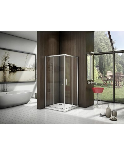 Душевой уголок 120х90 см Good Door Latte CR-120-90-C-WE прозрачное