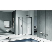 Душевой уголок 120х80 см Good Door Cofe R-120-C-B прозрачное