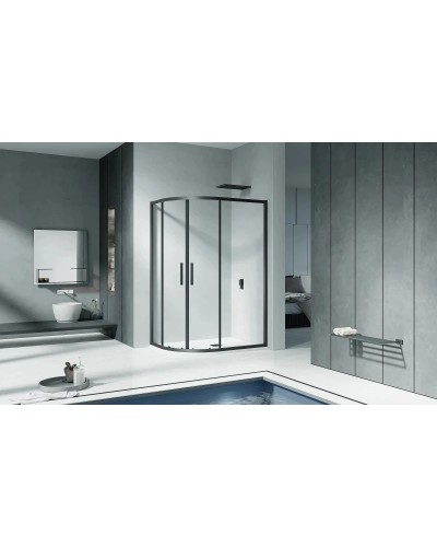 Душевой уголок 120х80 см Good Door Cofe R-120-C-B прозрачное