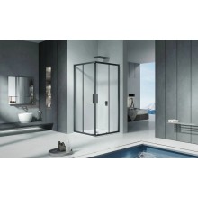 Душевой уголок 100х100 см Good Door Cofe CR-100-C-B прозрачное