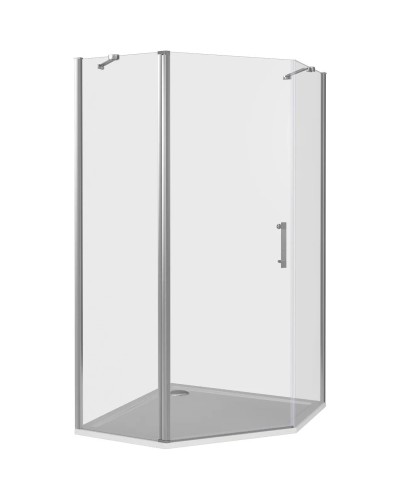 Душевой уголок 90х90 см Good Door Mokka PNT-90-C-WE прозрачное