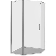 Душевой уголок 100х100 см Good Door Mokka PNT-100-C-WE прозрачное