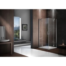 Душевой уголок 100х100 см Good Door Saturn CR-100-C-CH прозрачное