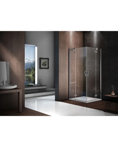 Душевой уголок 100х100 см Good Door Saturn CR-100-C-CH прозрачное