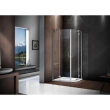 Душевой уголок 100х100 см Good Door Saturn R-100-C-CH прозрачное