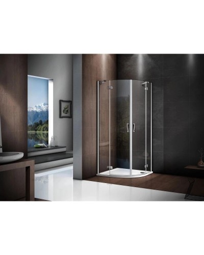 Душевой уголок 100х100 см Good Door Saturn R-100-C-CH прозрачное