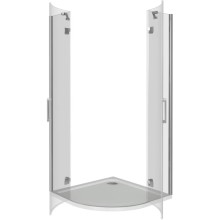 Душевой уголок 100х100 см Good Door Saturn R-100-C-CH прозрачное