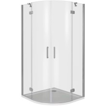 Душевой уголок 100х100 см Good Door Saturn R-100-C-CH прозрачное