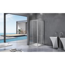 Душевой уголок 80х80 см Good Door Idea CR-80-C-CH прозрачное