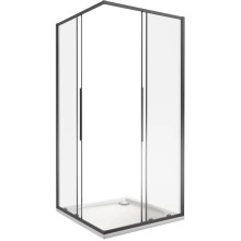 Душевой уголок 100х100 см Good Door Idea CR-100-C-B прозрачное