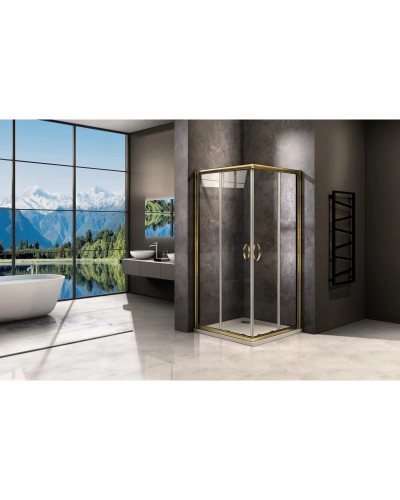 Душевой уголок 80х80 см Good Door Jazz CR-80-C-G прозрачное