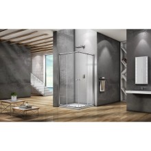 Душевой уголок 90х90 см Good Door Lira CR-90-C-CH прозрачное