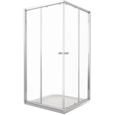 Душевой уголок 100х100 см Good Door Lira CR-100-C-CH прозрачное